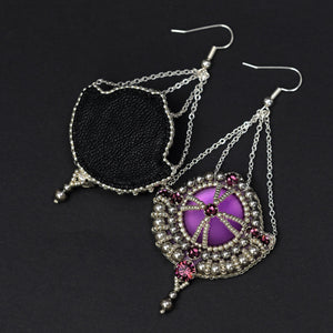 Earrings "Lavender Lake"