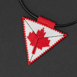 Pendant "Maple Leaf" triangle