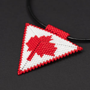 Pendant "Maple Leaf" triangle