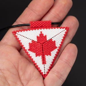 Pendant "Maple Leaf" triangle