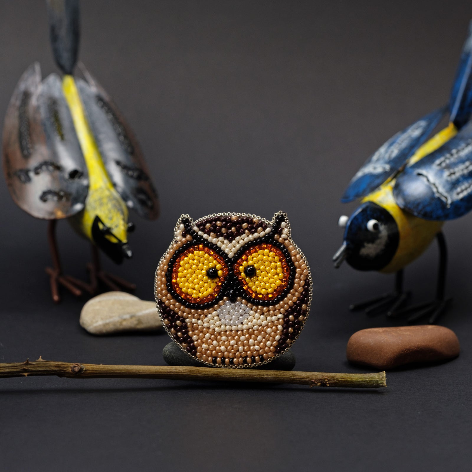 Brooch-pendant "Owl"