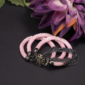 Bracelet "Pink Light"