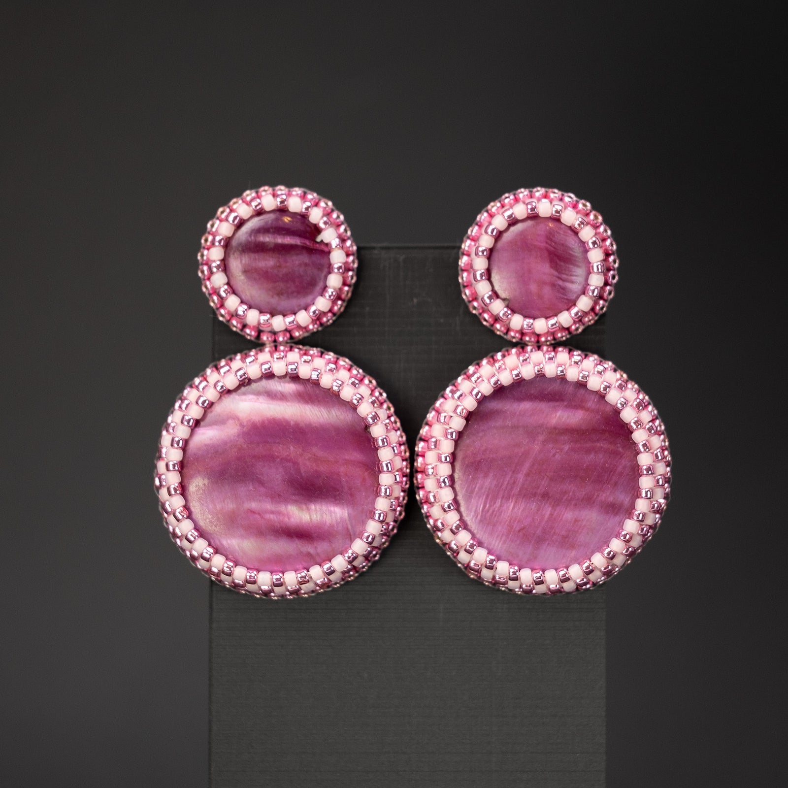 Earrings "Purple Sunset"