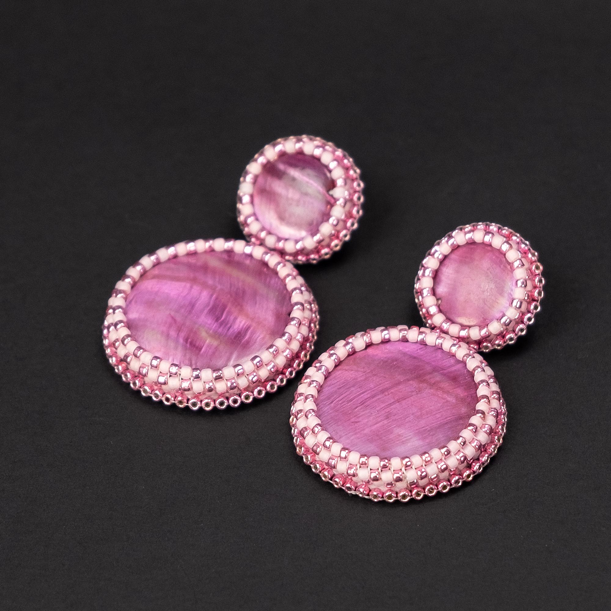 Earrings "Purple Sunset"