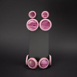 Earrings "Purple Sunset"