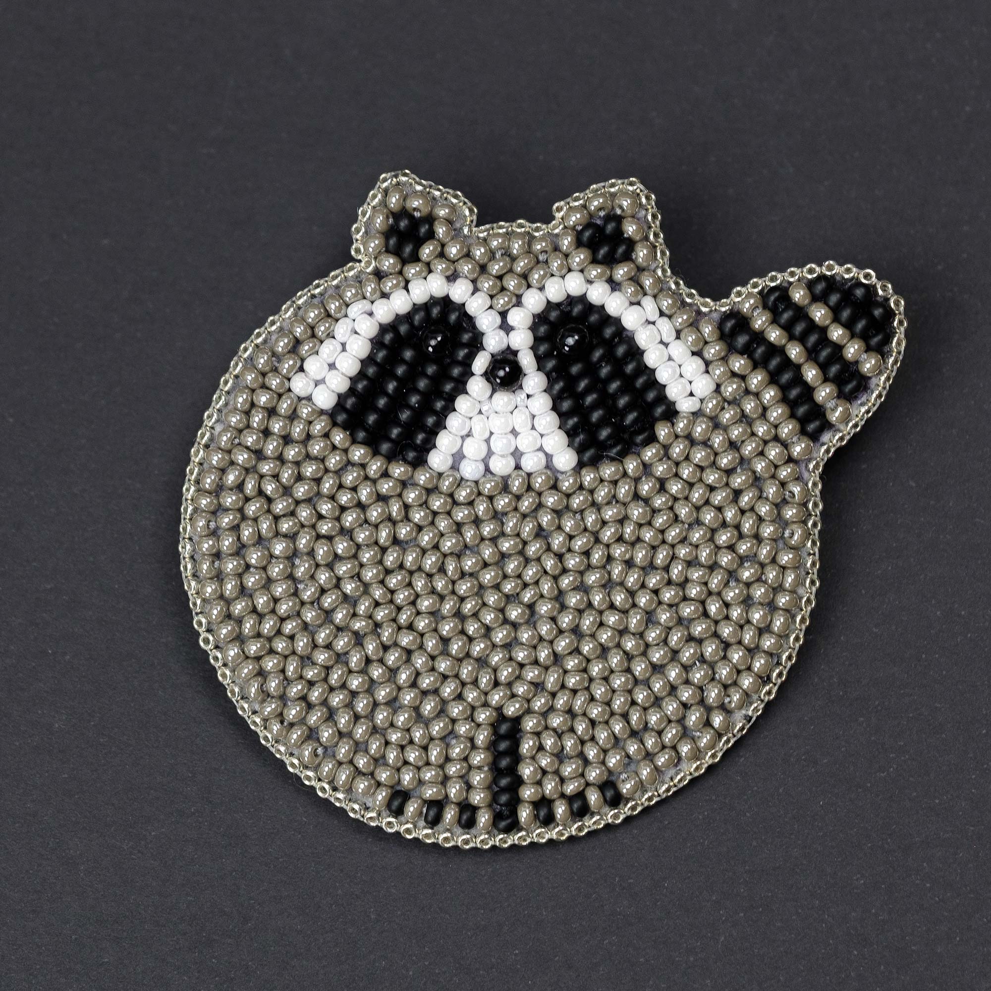 Brooch-pendant "Raccoon"