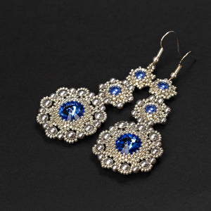 Earrings "Silver Lace"