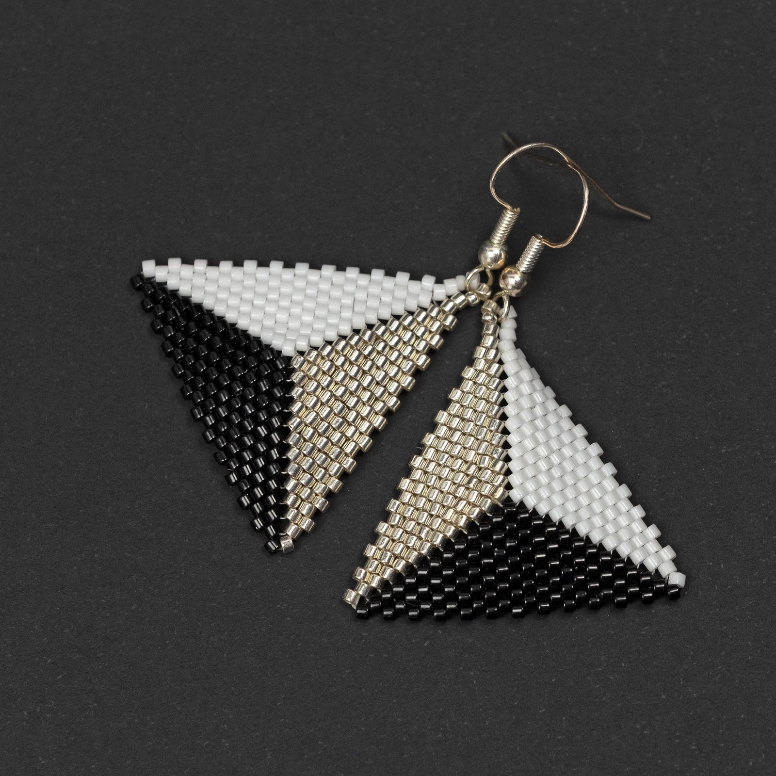 Earrings "Silver Trio"