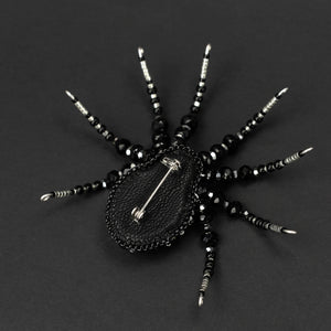 Brooch "Black Spider"