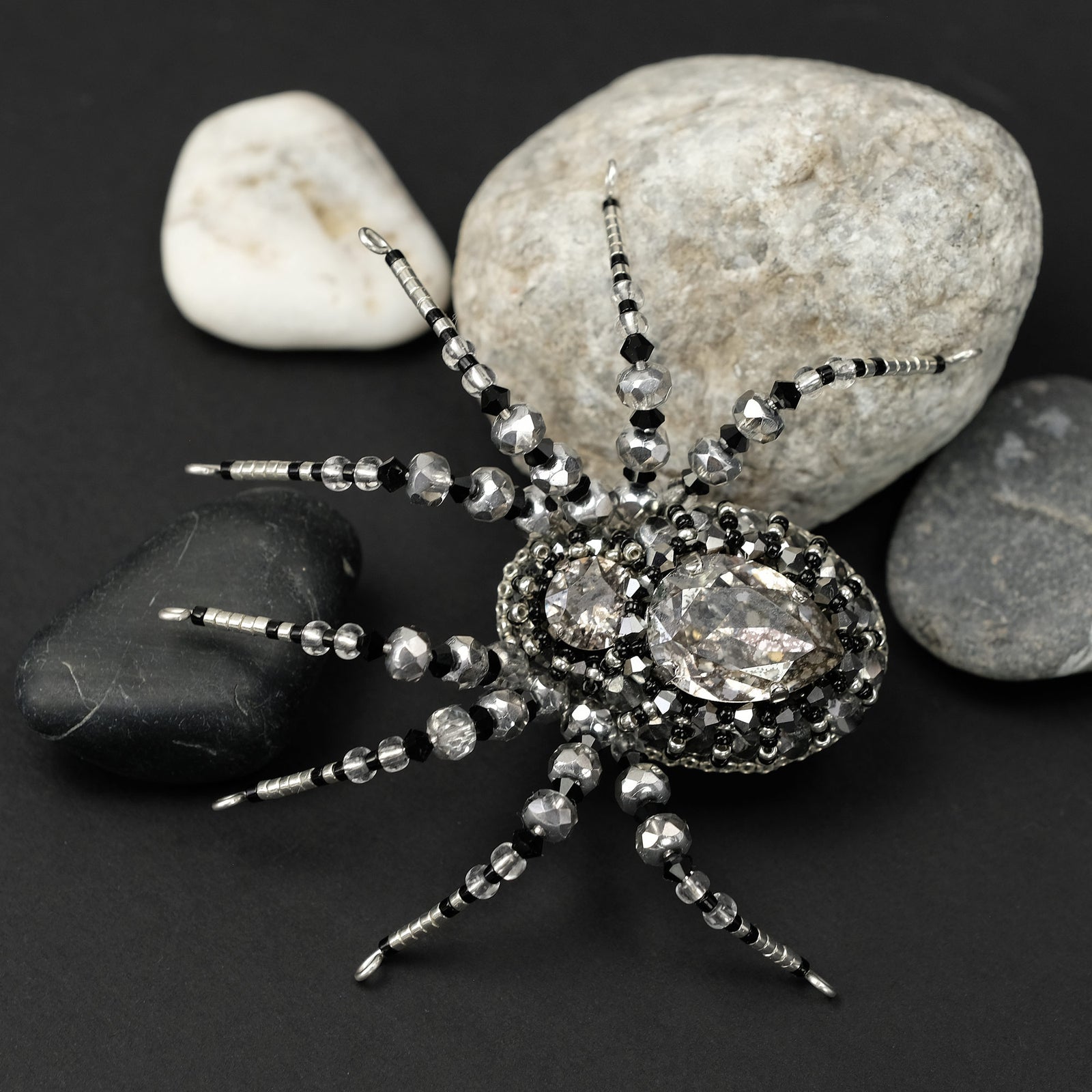 Brooch "Silver Spider"