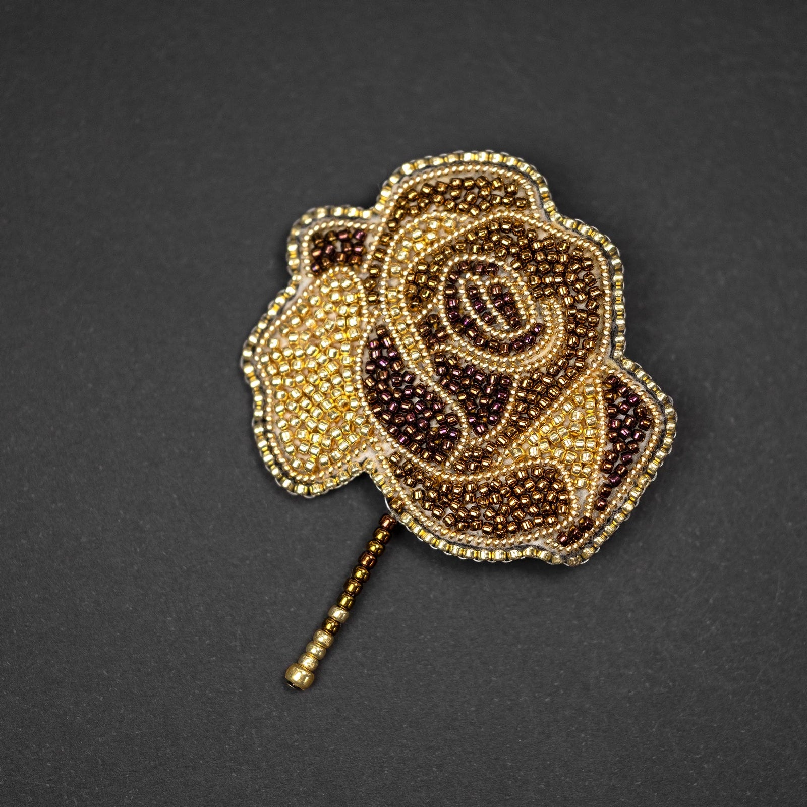 Brooch "Sunny Rose"
