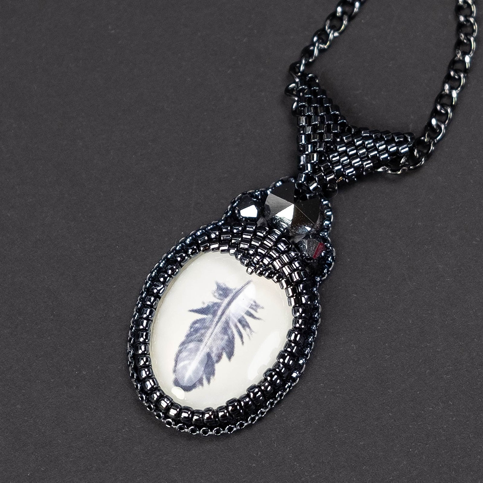 Pendant "Tiny Feather"